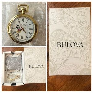 NWT AUTHENTIC DISNEY PARKS MICKEY POCKET WATCH